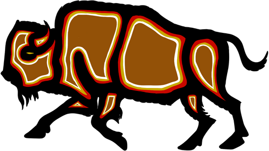 12-Inch Four Directions Buffalo Heat Transfer