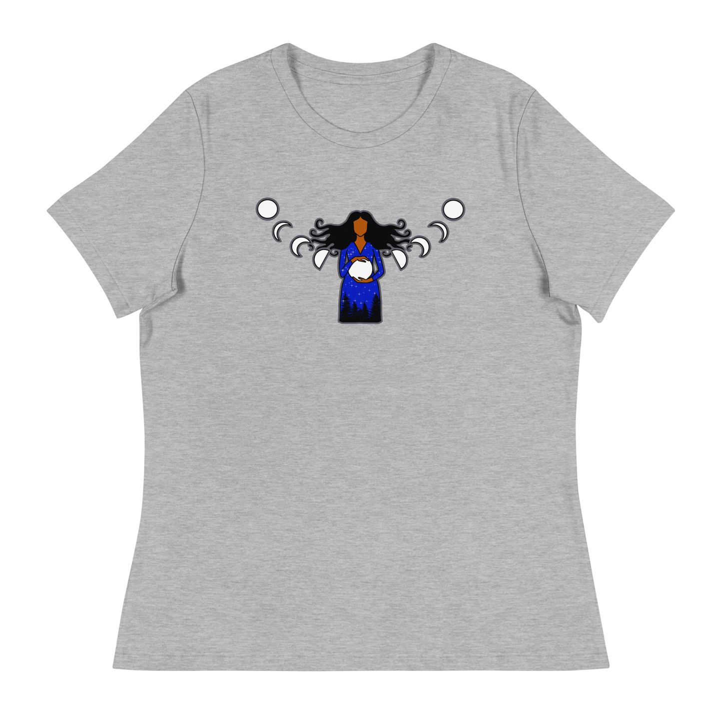 Connected To The Moon Women's T-Shirt (Relaxed Fit)