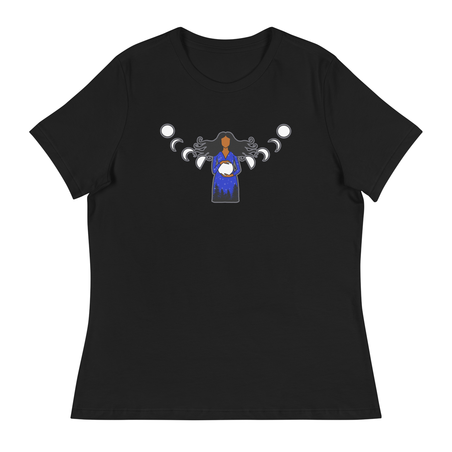 Connected To The Moon Women's T-Shirt (Relaxed Fit)