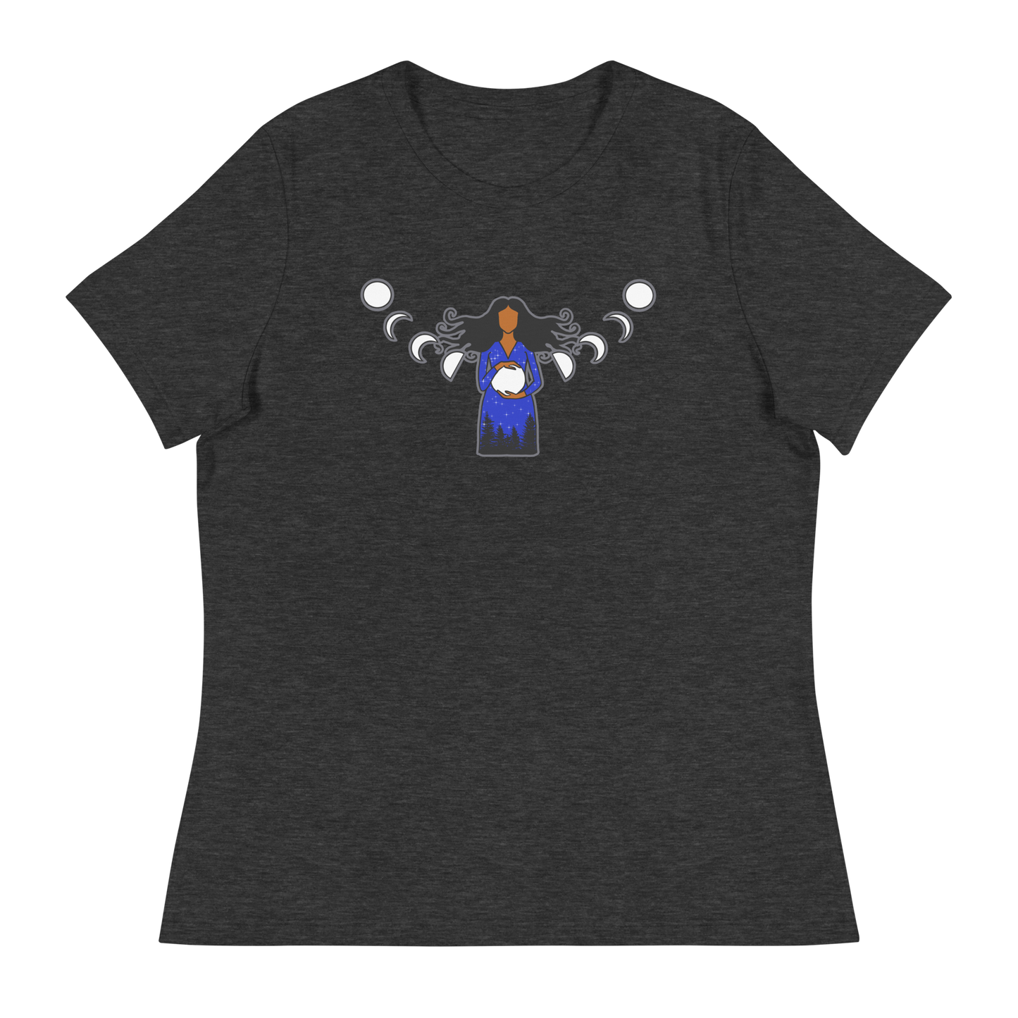 Connected To The Moon Women's T-Shirt (Relaxed Fit)