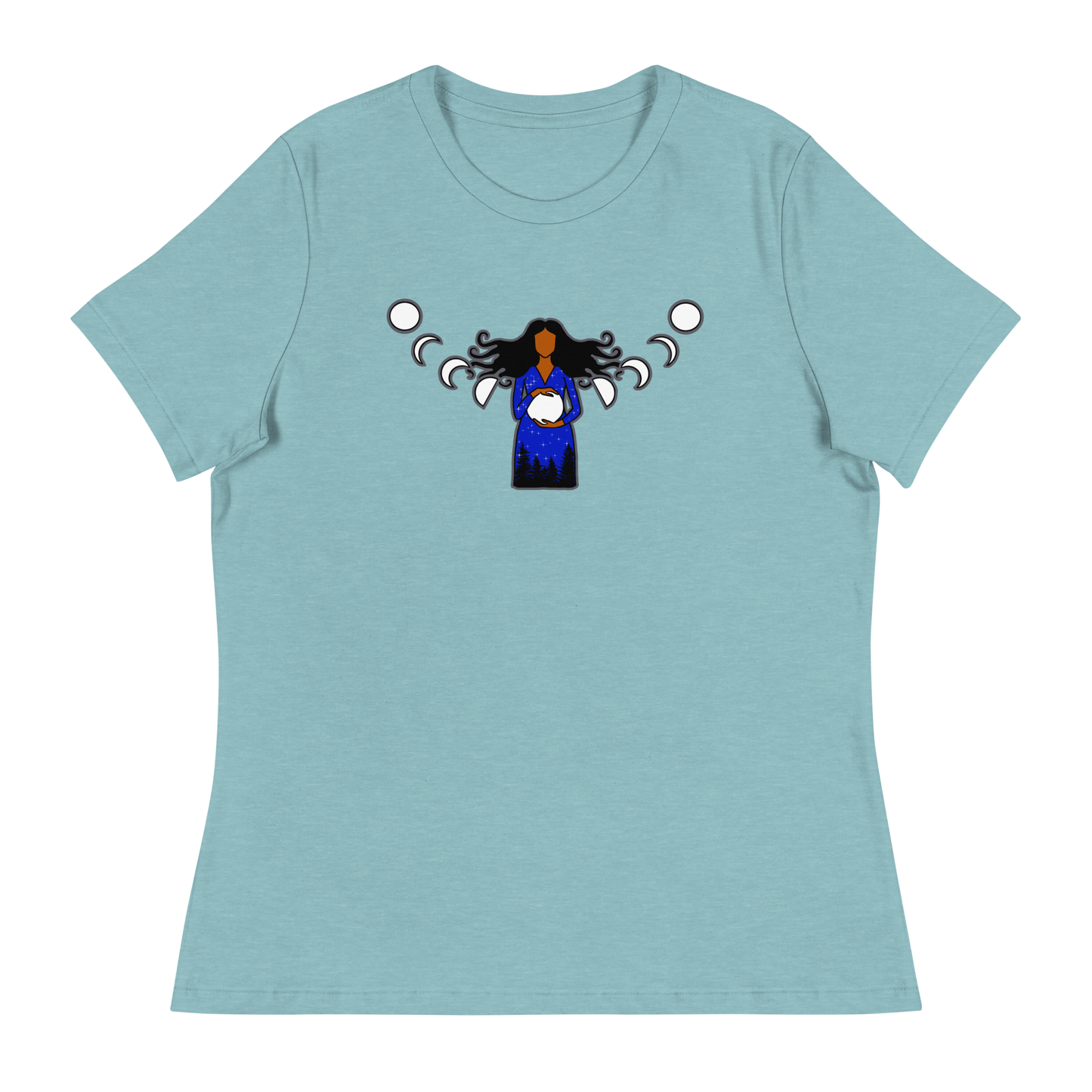 Connected To The Moon Women's T-Shirt (Relaxed Fit)