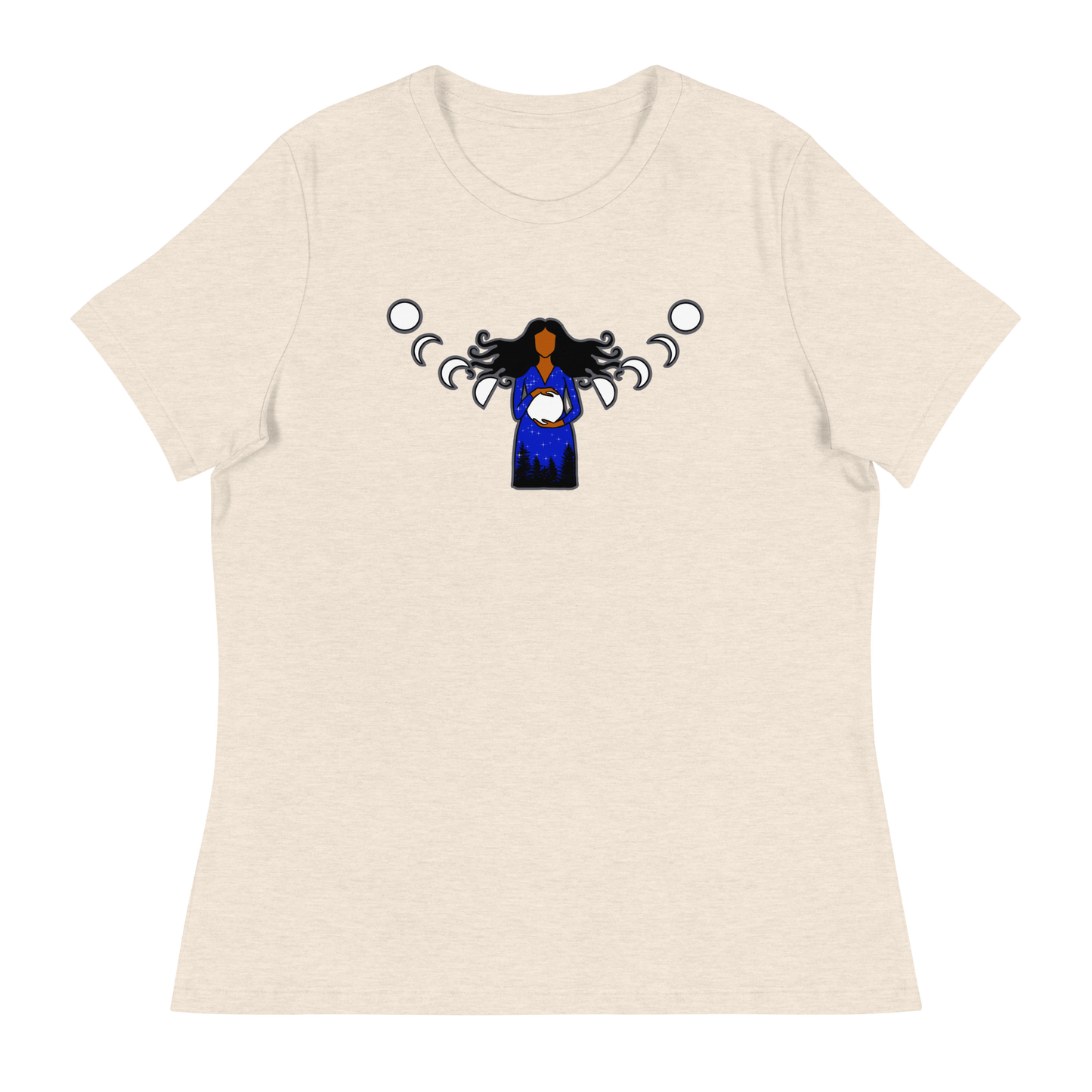Connected To The Moon Women's T-Shirt (Relaxed Fit)