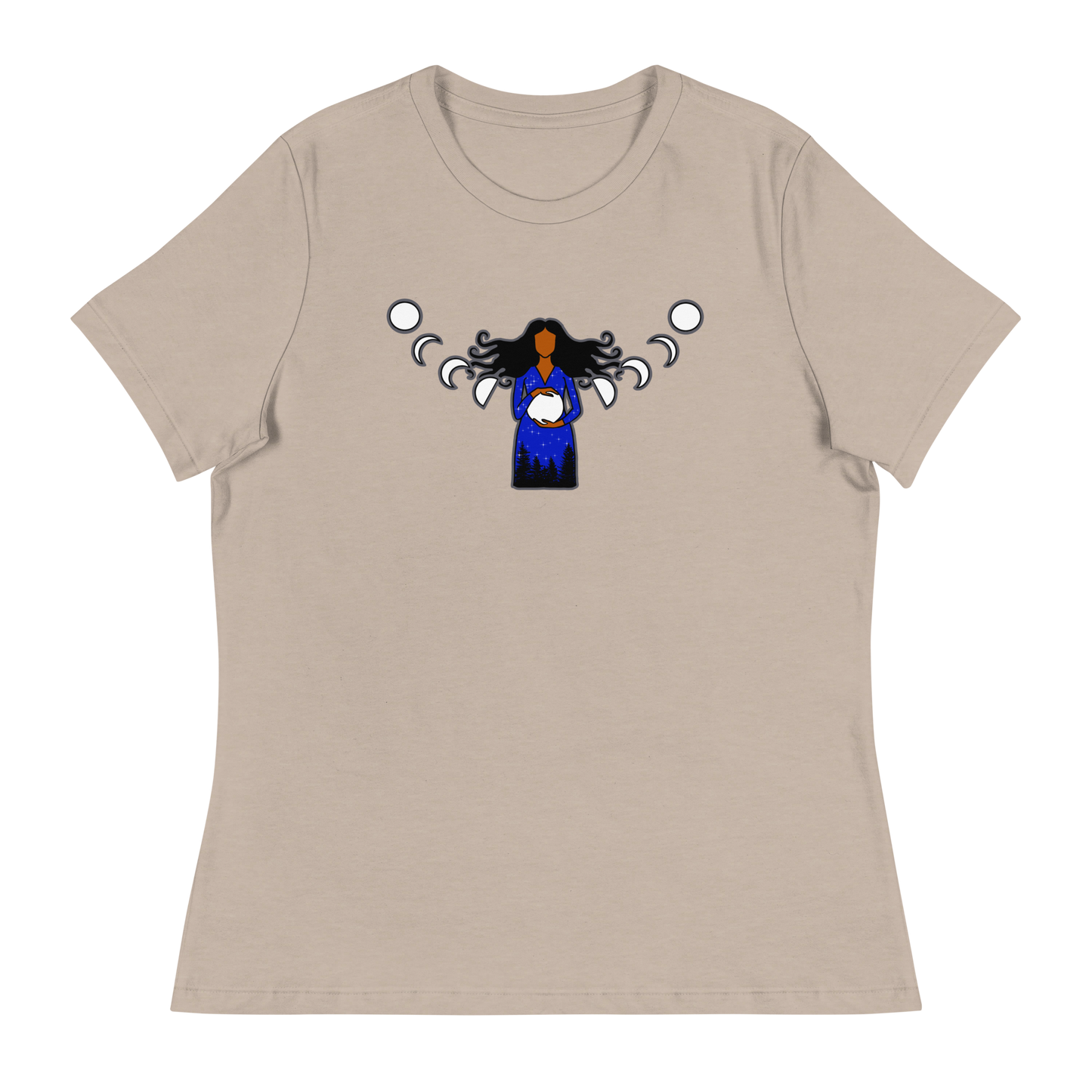 Connected To The Moon Women's T-Shirt (Relaxed Fit)