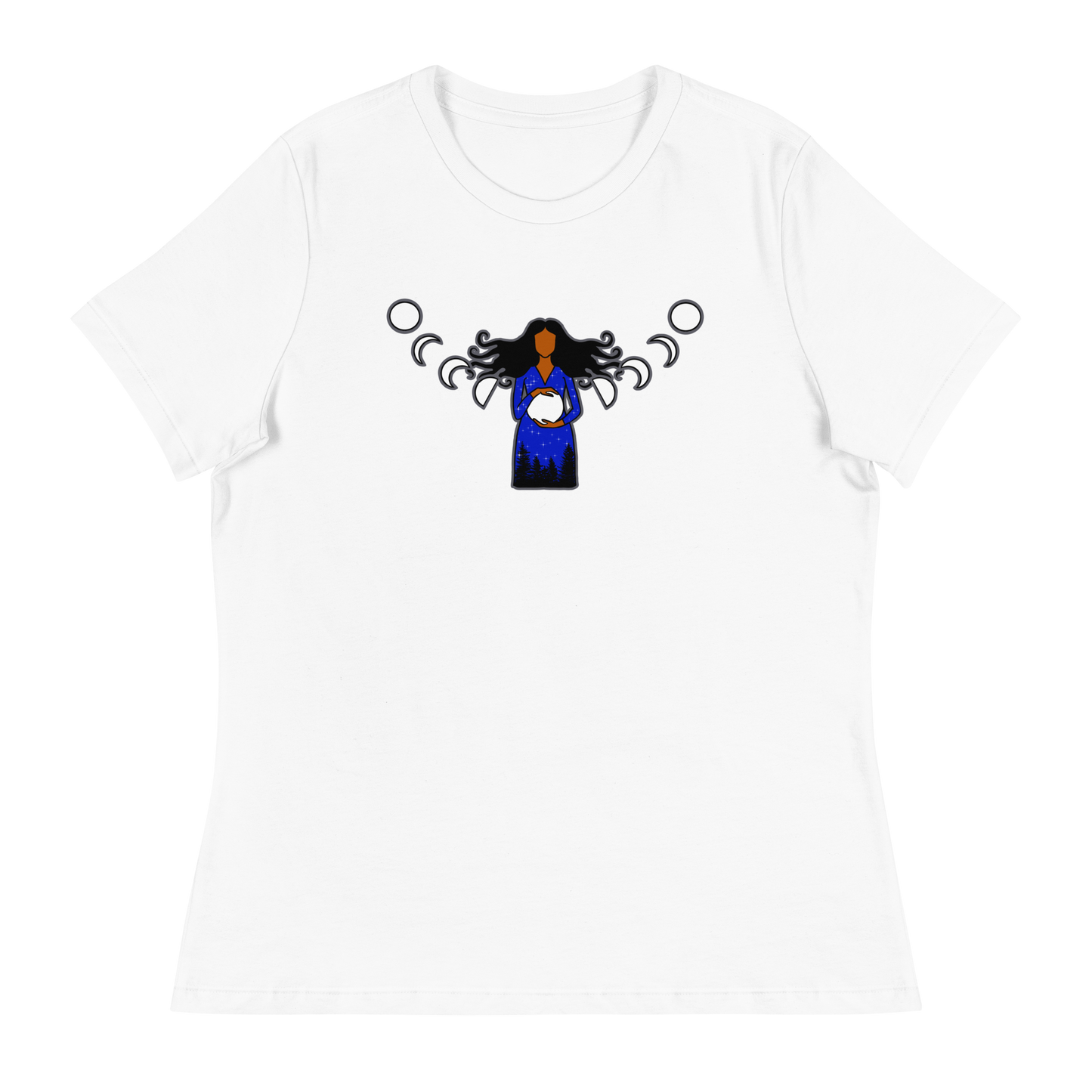 Connected To The Moon Women's T-Shirt (Relaxed Fit)